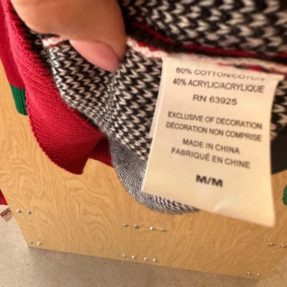 Rudolph “Poopermint” Pom-Pom Nose Ugly Christmas Sweater – Men’s M - Picture 5 of 9